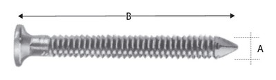 Simpson Strong-Tie Kammnagel rostfrei CNA4 x 50S - 250 Stück - CNA4,0X50S