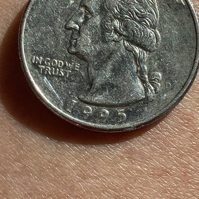 1995 D Quarter Very Possible One Of A Kind Errors! Must See Pics!