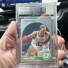1990-91 NBA Hoops Larry Bird #39 Boston Celtics BGS Graded Trading Card