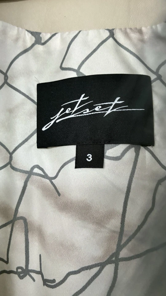 Jetset Pelzweste Echtpelz Jeansblau Luxus Designer Weste Gr. 3 - Bild 3 von 4