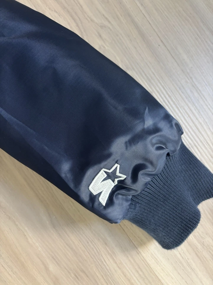 Michigan Wolverines Retro Logo Bomber Starter Chaqueta Grande Foto 3 de 4