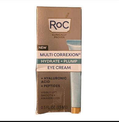 RoC Multi Correxion Hydrate and Plump Eye Cream with Hyaluronic Acid 0.5oz