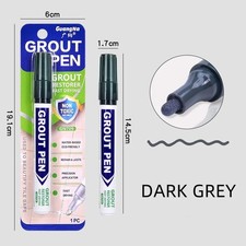 3x Tile Grout Whitening Pen Refresher White Paint Kitchen Shower Bathroom Mould