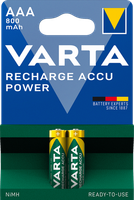 Varta Recharge Accu Power Aaa 800Mah, 2Er Blister Akku (Micro, 800Mah) #1907176