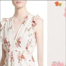 New Rebecca Taylor Tina Marguerite Textured Silk Dress Floral Women Sz 4 Easter