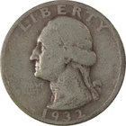 1932 S Washington Silver Quarter VG Very Good 25c Coin SKU:I25175
