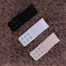 Women's Bra Extender 3 Hook Bra Extension Strap Soft  Comfortable 3pcs
