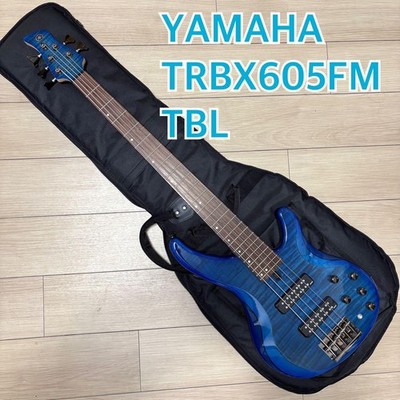 Rare Yamaha Trbx605Fm Tbl Electric Bass 5 String No.MG755