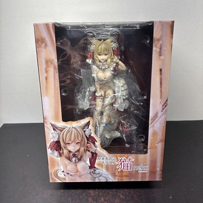 Kaerunoko illustration Cat Non-scale PVC ABS Figure Union Creative NEW US SELLER