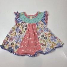 Matilda Jane girl's pajama size 4 Adventure Begins By Twilight