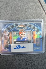 2025 Leaf Metal - Draft Bound Graham Mertz #DB-GM1 Blue Prismatic /20 (AU, RC)