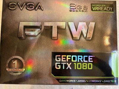 EVGA GeForce GTX 1080 FTW GAMING 8GB GDDR5X ACX 3.0 Graphics Card