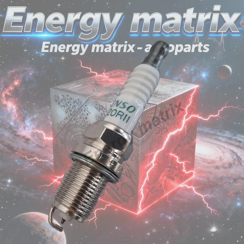 6pcs Genuine DENSO Iridium Spark Plugs OEM 90919-01210 SK20R11 3297 for Toyota Foto 4 de 4