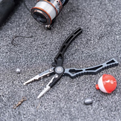 Ozark Trail 6.5 inch Pliers, Aluminum Construction Precision Jaw Camping Fishing
