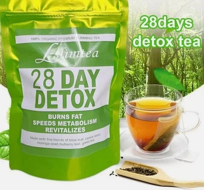 -Weight Loss Slimming Tea Fat Burn Herbal Detox Diet Detox 28 Days Flat Tummy Te