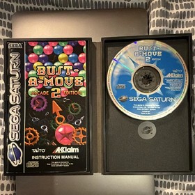 Bust-A-Move 2: Arcade Edition Sega Saturn Puzzle With Manual