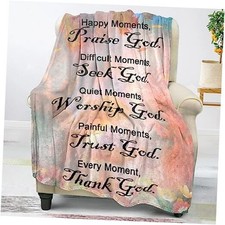 Christian Gifts for Women Faith, 40" x 50" Bible1