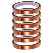 6 Rolls Electrical Insulation Tape High Temperature Heat Transfer