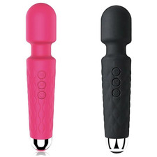 Handheld Massager 20 Speed Wand Vibrating Massage Magic Full Body Therapy Motor 