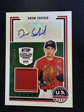 Drew Sofield, Auburn, 2022 Panini Stars & Stripes Auto Relic #'d/399 SSS-DW