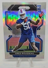 2021 Prizm Silver Greg Rousseau RC #434 Buffalo Bills NFL Football