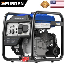 Efurden Portable Inverter Generator 4400W Gas Powered Generator for Emergency