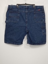 Vintage Wrangler 48 Regular Carpenter Denim Shorts Men's 10" Inseam 16" Rise