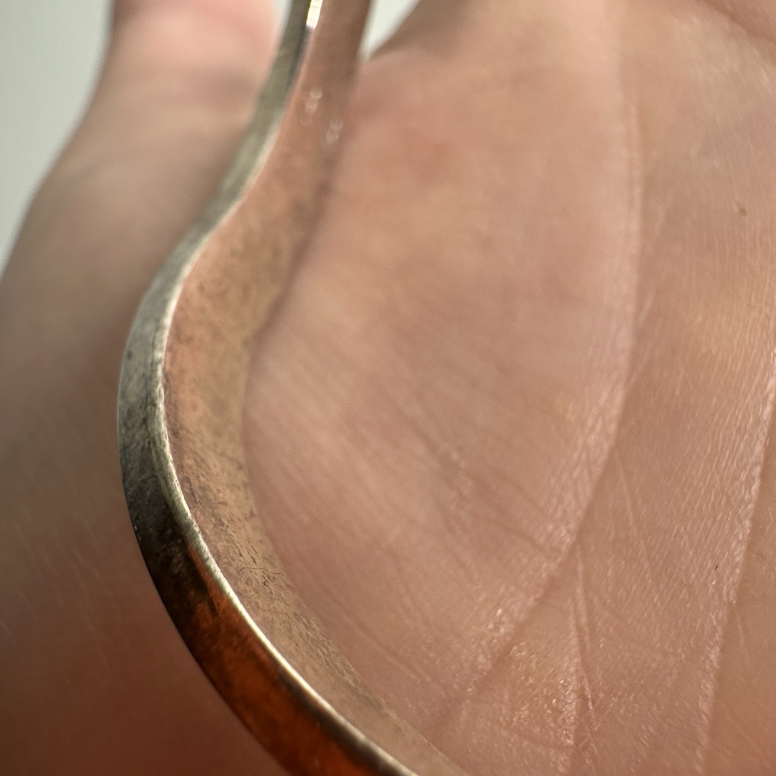 925 Wavy Bangle Bracelet Signed - image 3