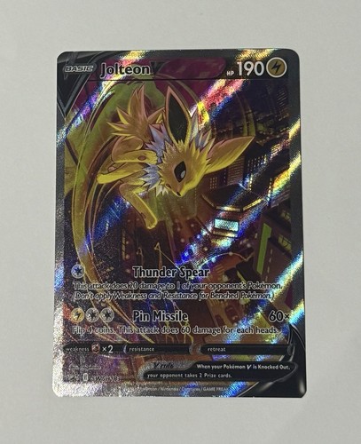 Jolteon V SWSH183 SWSH: Sword & Shield Promo Cards Holo🔥 - Picture 1 of 11