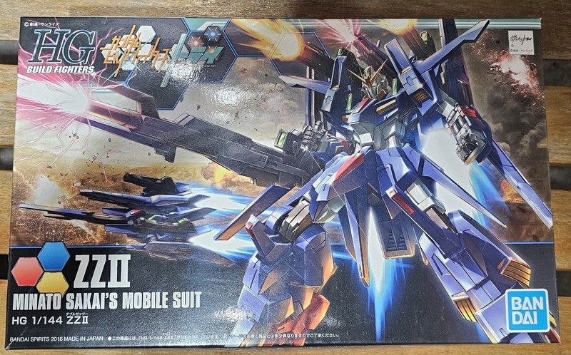 Bandai - HGBF 1/144 Gundam ZZ II ZZII Misato Sakai Model Kit - New Sealed Rare