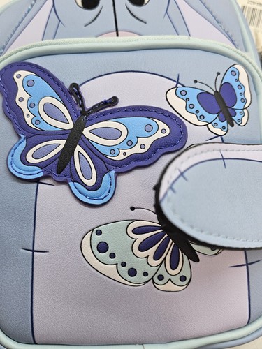 Tracolla Loungefly Disney Eeyore con portamonete rimovibile/reversibile nuova con etichette - Foto 8 di 16
