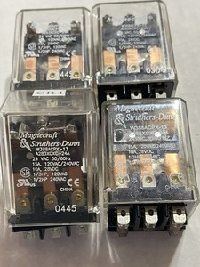 Set of 4 W388ACPX13 MAGNECRAFT RELAY 3PDT 24VAC 15A