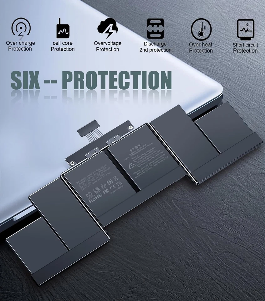 Batería para MacBook Pro 15 pulgadas Retina A1398 (finales de 2013, mediados de 2014, principios de 2015) Foto 4 de 4