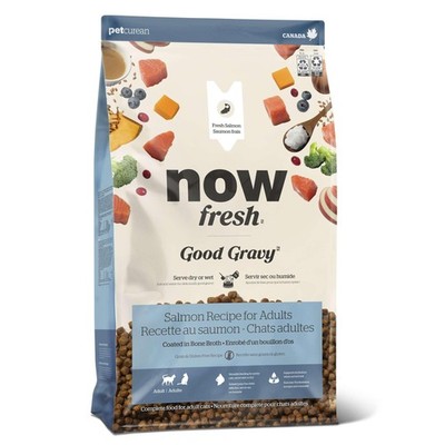 Now Fresh Good Gravy Adult Dry Cat Food, Salmon, 3 lb