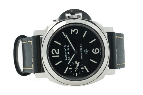 Panerai Luminor Marina Logo PAM00005 PAM 00005 Black Dial 44mm Ser. L (2009) ...