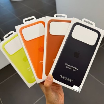 Magnetic Silicone Case Original For iPhone 17 Pro Max Air 17 Magsafe Soft Cover