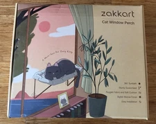 Zakkart Cat Window Perch - Gray - Open Box