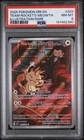 2025 POKEMON DRI EN-DESTINED RIVALS #203 TEAM ROCKET'S MEOWTH ILLUSTRATION RARE