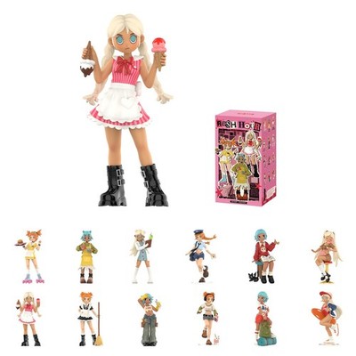 POP MART Peach Riot Rush Hour Serie Figuren Blind Box Figuren, zufälliges Design