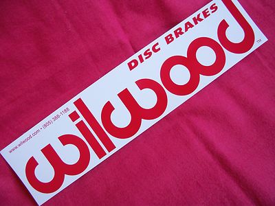 Wilwood Disc Brakes High Performance Disc Brake Pads Sticker Decal Classic cars