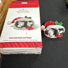 Hallmark Keepsake Ornament Mischievous Kittens 2014 16th In The Series IN Box