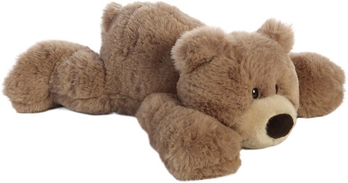 Aurora - Oso - 12" Hugga-Wug Bear - Taupe Acurrucado Peluche - Imagen 3 de 5
