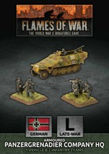 Flames Of War: German Panzergrenadier Platoon (Late-War) - Wargaming Miniatures Set GBX169