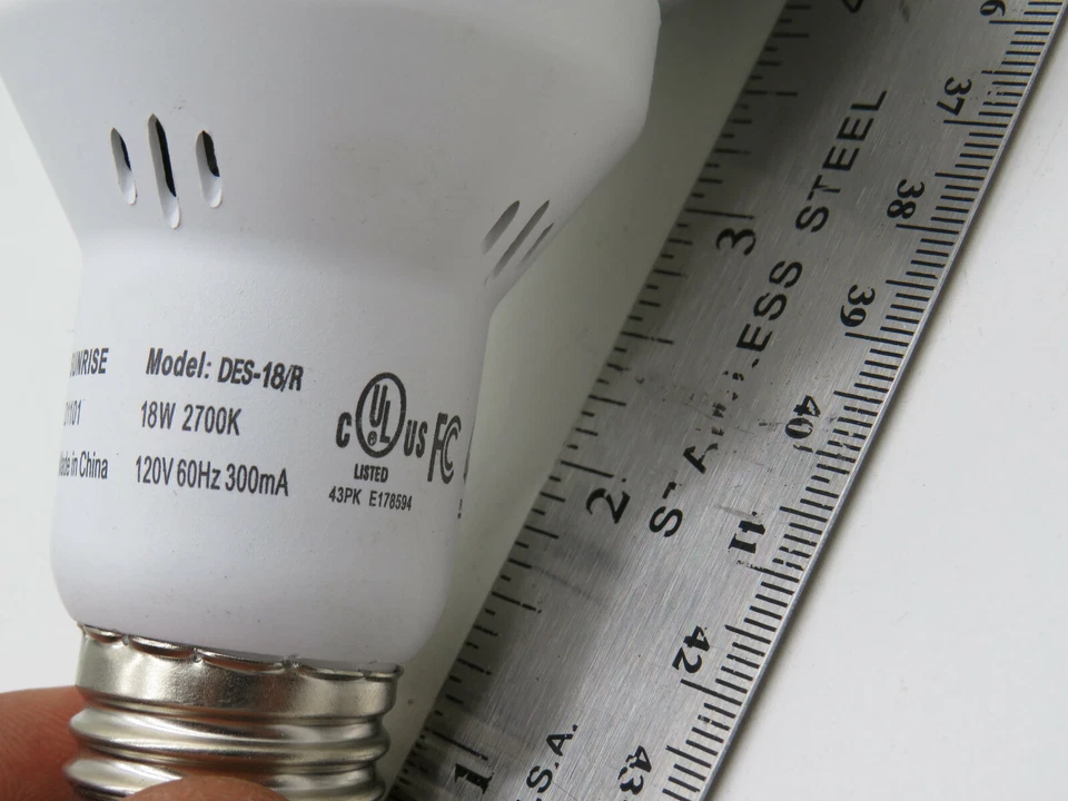 (6-Pack) 18-Watt R30 Fluorescent Lamp Light Bulb 2700K 940-Lumens Warm White 18W - Image 4 of 4