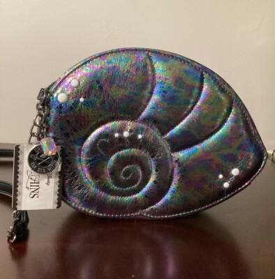 Disney Little Mermaid Crossbody Women Bag Bioworld Shell Disney Villains Purse