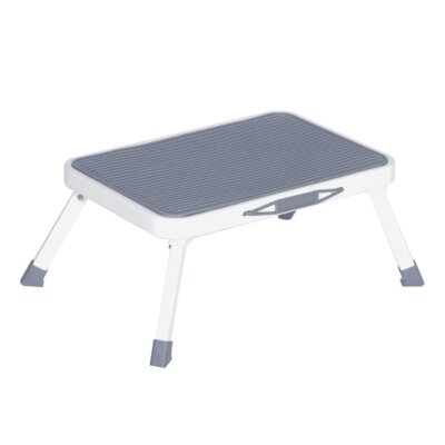 Step Stool for Adult,Portable Folding Metal Small One Step Stool with Non Sli...