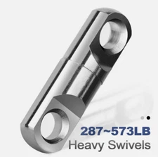 10~20Pcs Heavy Swivels Stainless Steel High Strength Durable Fishing Swivel
