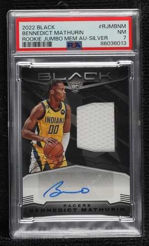 2022-23 Panini Black - Bennedict Mathurin #RJM-BNM