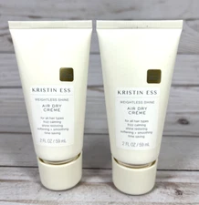 Kristin ESS Weightless Shine Air Dry Creme Frizz Calming All Hair Types 2oz 2Pk