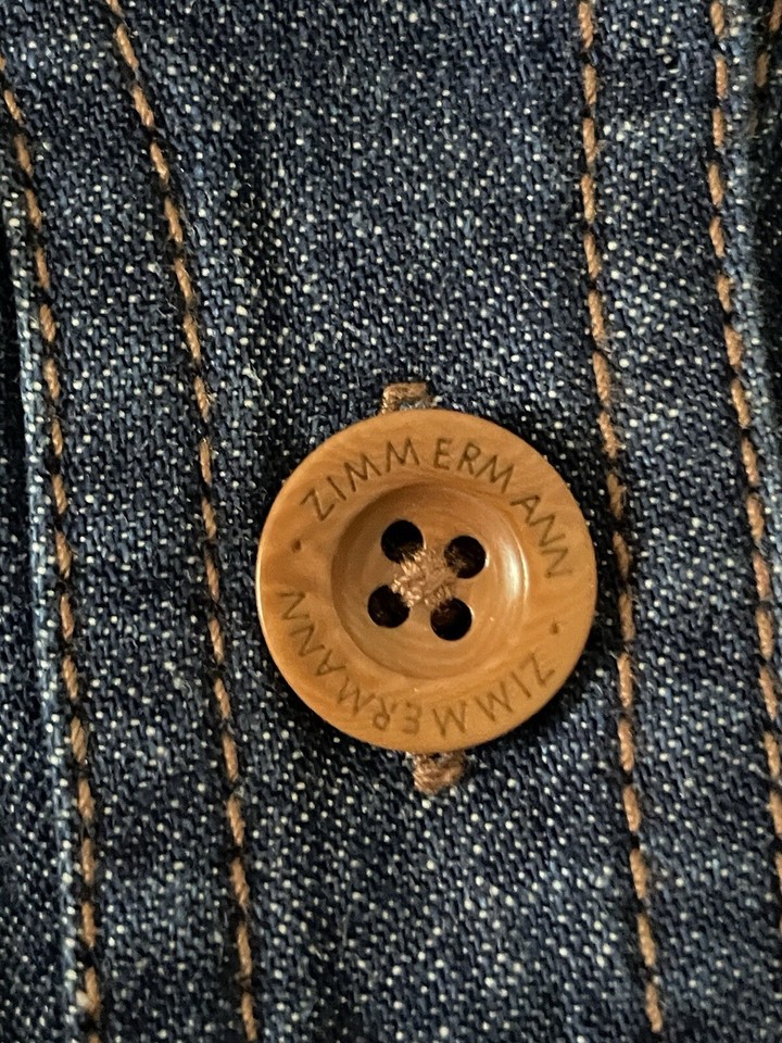 Zimmermann Alight Denim Dress Size 1 eBay